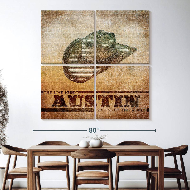 Lelar Cowboy Austin, 74'' H x 74'' W