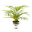 Floor Faux Palm Plant in Vase