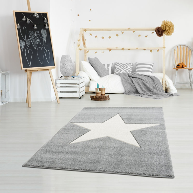 Shootingstar Geometric Shag Area Rug, Rectangular 160 x 230cm