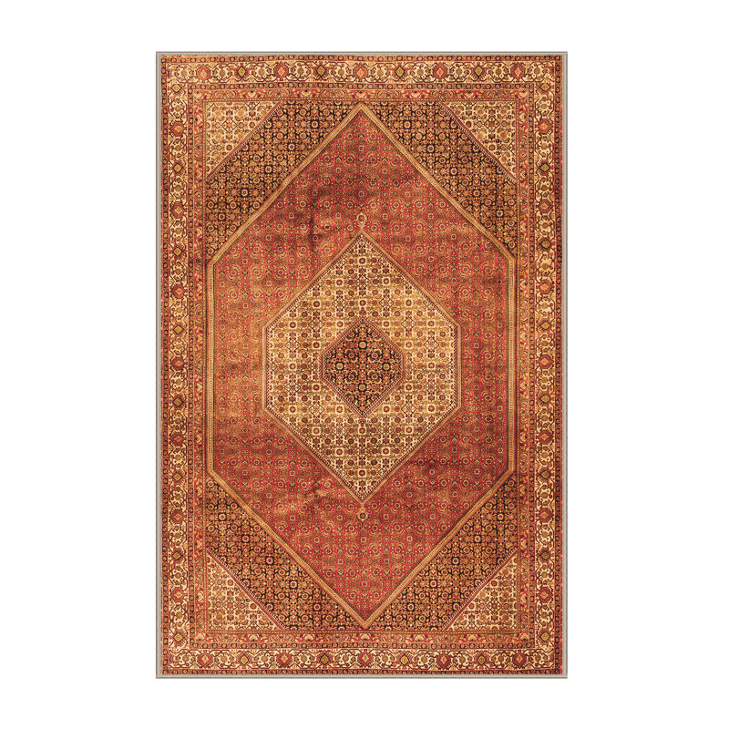 Tapis oriental en chenille tissé à la machine Morio, Rectangle 4 pi x 6 pi