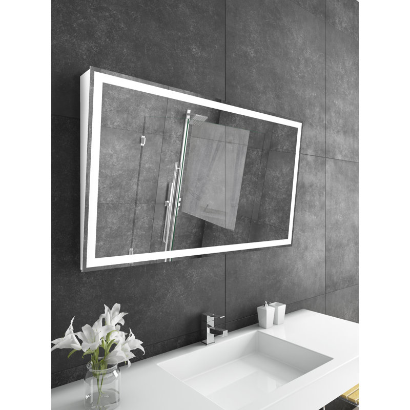 Miroir à intensité variable ADIRA 48 X 28 3000K, Blanc, 3000 K