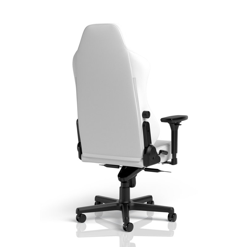 Noblechairs Adjustable Reclining Ergonomic Swiveling PC & Racing Game Chair in White