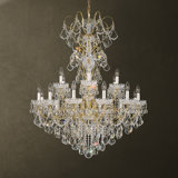 New Orleans 18 Light 36in x 44in Chandelier in Black Pearl with Clear Radiance Crystals