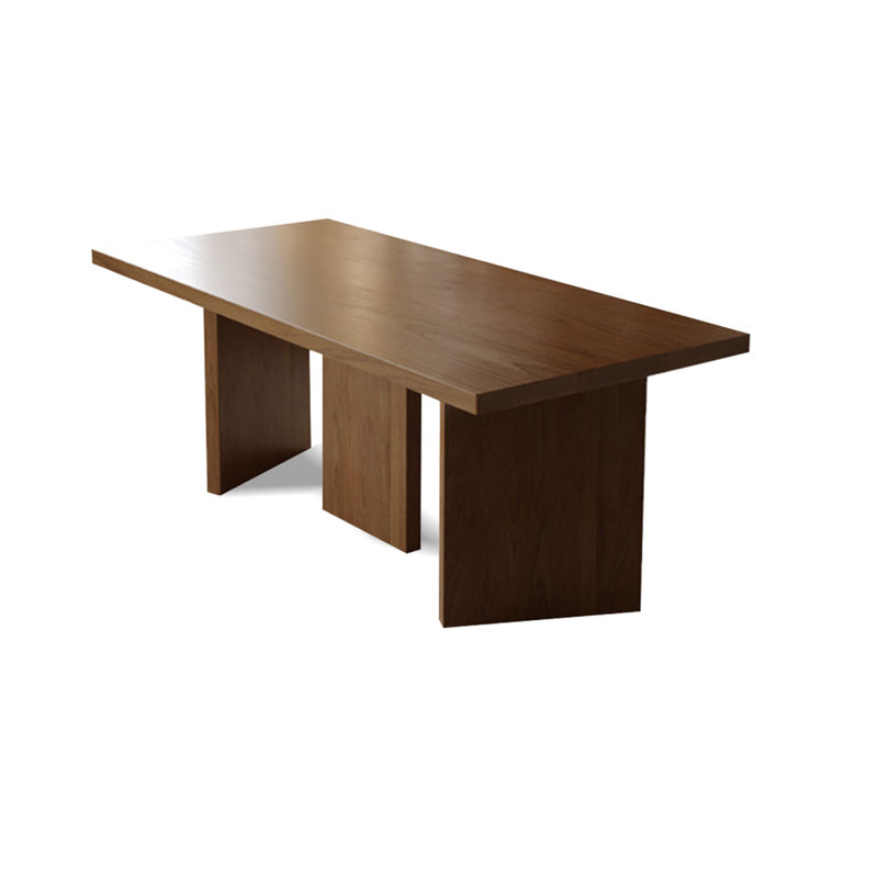 Bureau en bois massif minimaliste: base robuste et plateau spacieux, H 29,53 po x l 55,12 po x P 31,5 po