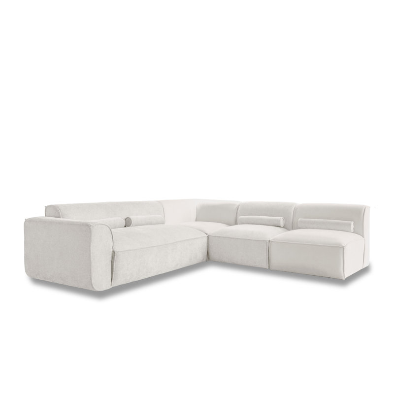 Flex Felix 6 Seater Corner Sofa , Beige, Right Hand Facing