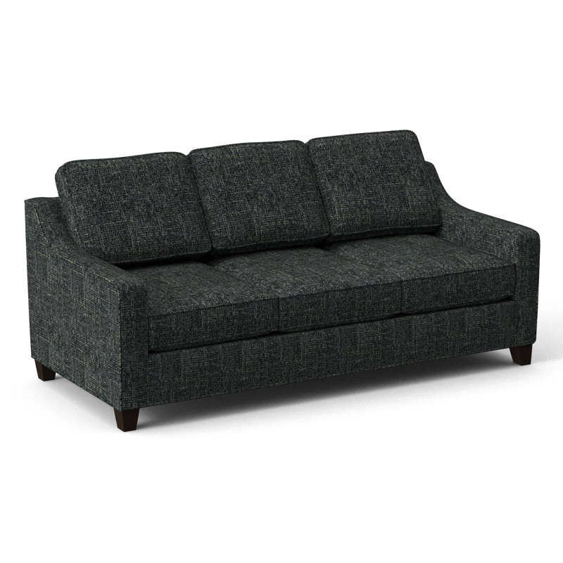 Clark 82" Square Arm Sofa Bed Sleeper with Reversible Cushions, Cafelle, Innerspring, Connelly Crow