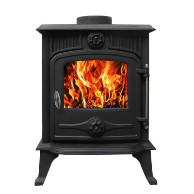 Ophelia & Co. 41cm W Black Wood Burning Stove
