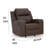 Livie Faux Leather Recliner-111119571