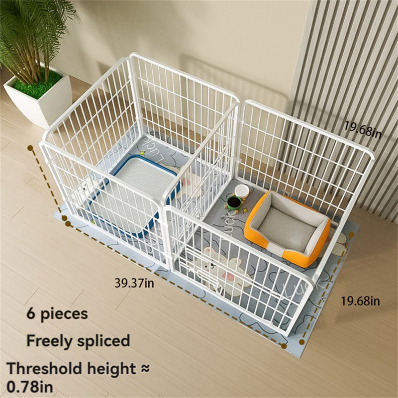 19.68'' H Panel Metal Exercise Pen