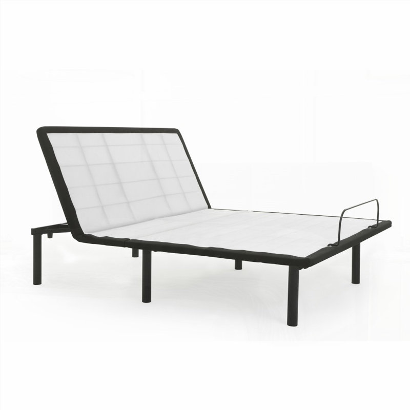 Base réglable complète pour grand lit: tête haute simple sans sommier et support solide, Lit double