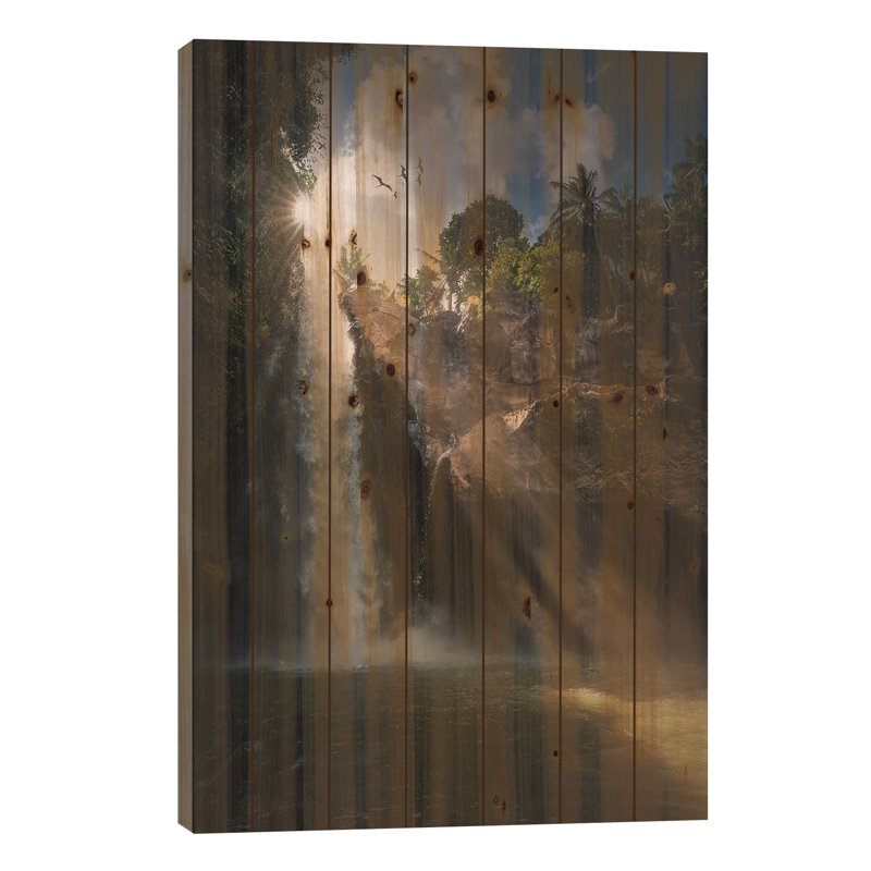 Blangsinga par Juan Pablo de Miguel - reproduction sur bois sans cadre, 26" H x 18" W x 1.5" D