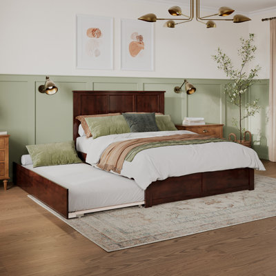 Amison Solid Wood Platform Bed