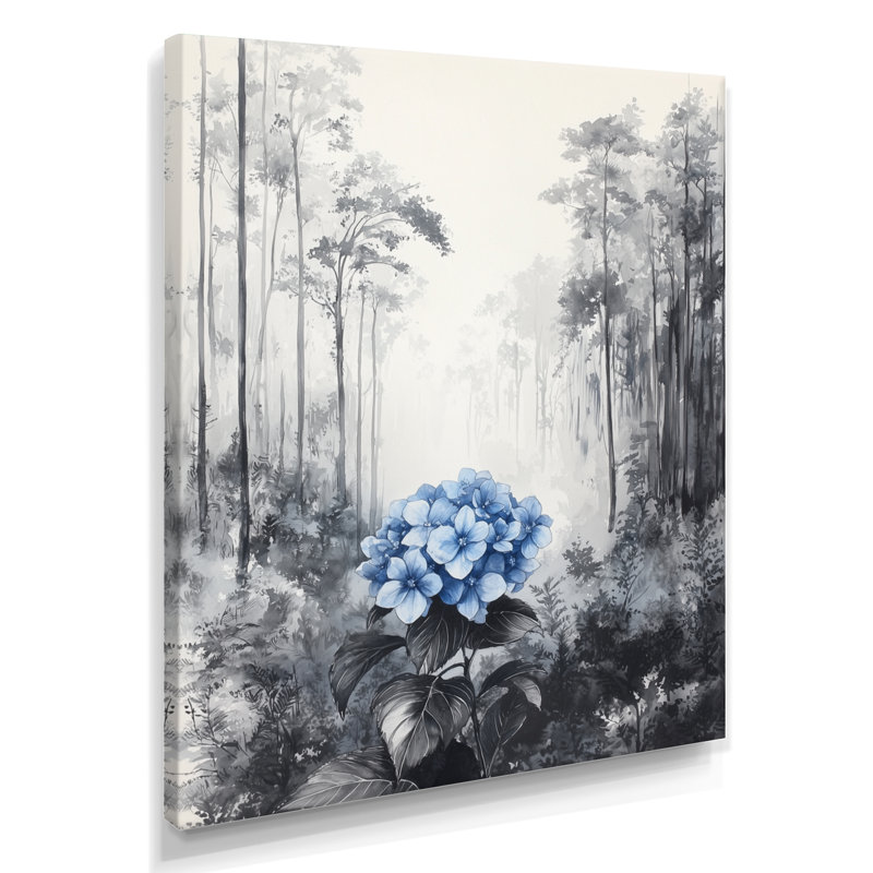 Halesowen - Floral Canvas Wall Art, H 32 po x l 16 po, Toile tendue, Ne s’applique pas