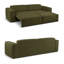 Milky 3 Seater Sofa Bed-1157451509