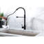 Commercial Modern Single Handle Spring High Arc Kitchen Faucet-116628596