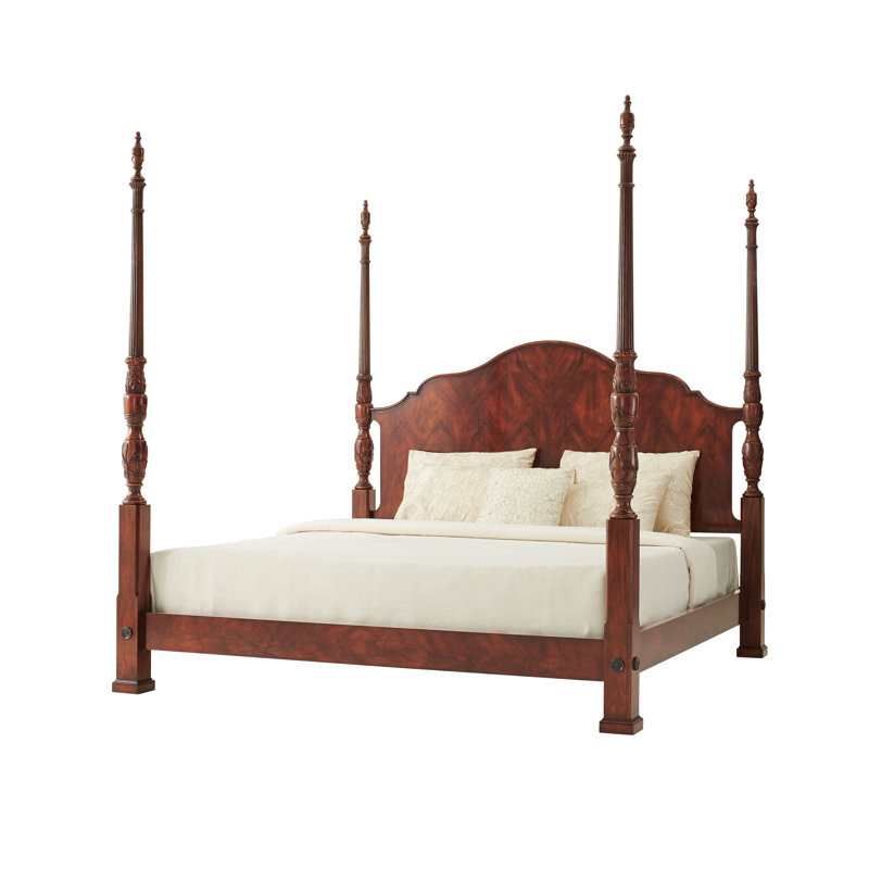 Theodore Alexander Solid Wood Four Poster Bed