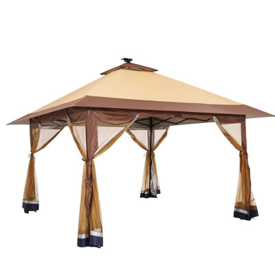 10 Ft. W x 10 Ft. D Metal Dome Gazebo