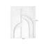 Art mural Mid-Century moderne en toile pour salon-2035400108