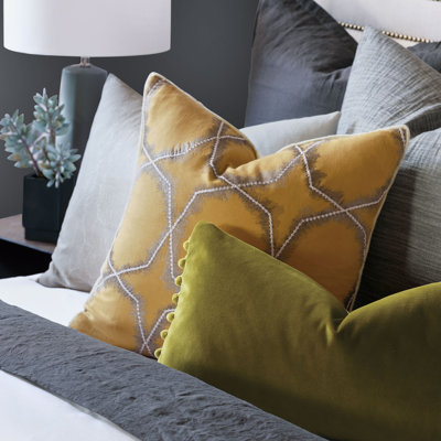 Housse et insert de coussin lombaire en coton moelleux Frou