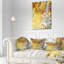 Coussin floral à feuilles de fleurs