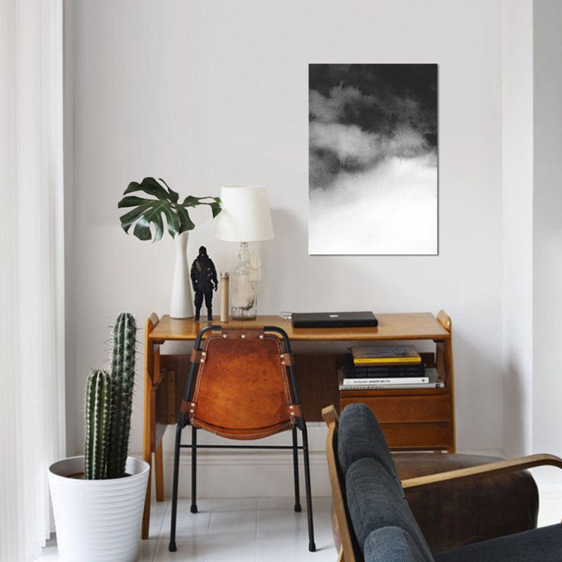 «Overcast», reproduction d'impression sur toile, H 18 po x l 12 po x P 1,5 po, Toile tendue, Pas de tapis