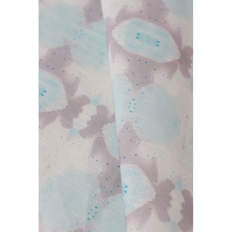 Sweet Gum Lumbar Pillow Cover & Insert, Blue/Lilac Abstract