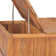 Coffee Table with Flip Top 65x64x35 cm Solid Teak Wood