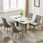 Chaise d'appoint en rayonne de chenille pour salle à manger en rayonne et tissu