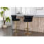 Ensemble de 2 tabourets de bar pivotants avec repose-pieds réglables avec repose-pieds pour la cuisine et la salle à manger 2PC / ENSEMBLE-642776112