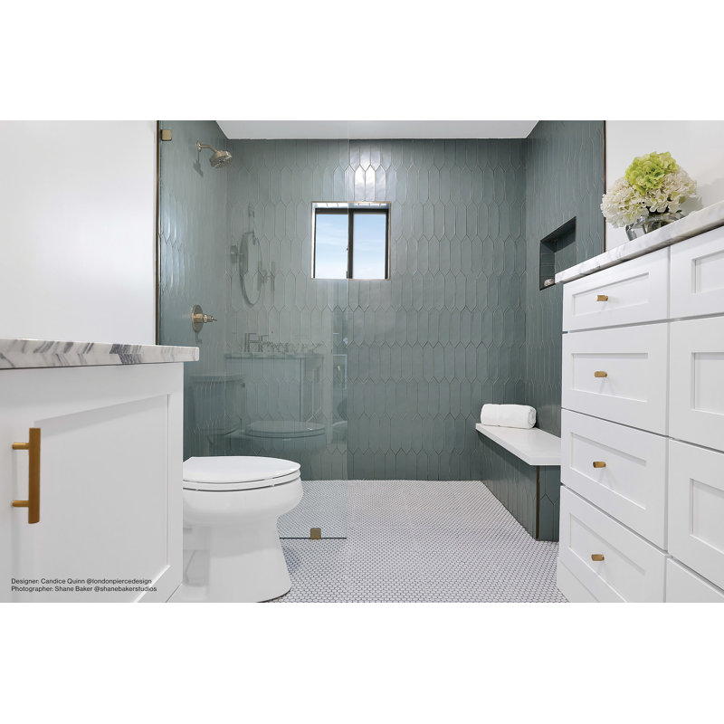 Reine 3" x 12" Ceramic Tile, Black