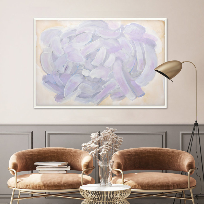 «Amethyst Sky 3» par ZBC Everyday - Peinture encadrée sur papier