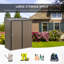 Bouzoun 5 ft. W x 3 ft. D Galvanised Steel Pent Tool Shed-806941911