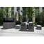 Ensemble de conversation pour 8 personnes avec coussins Aerimyn Fatimawicker / Rattan