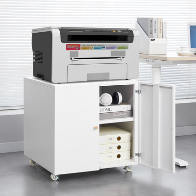 File cabinet with 4 wheels