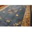 Light Blue Antique Floral Medallion Design Chinese Room Size Area Rug