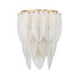 Boa 3-Light Wall Sconce in Warm Brass by Breegan Jane