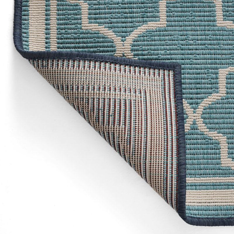 Tapis bleu Adela, Rectangle 5 pi 3 po x 7 pi