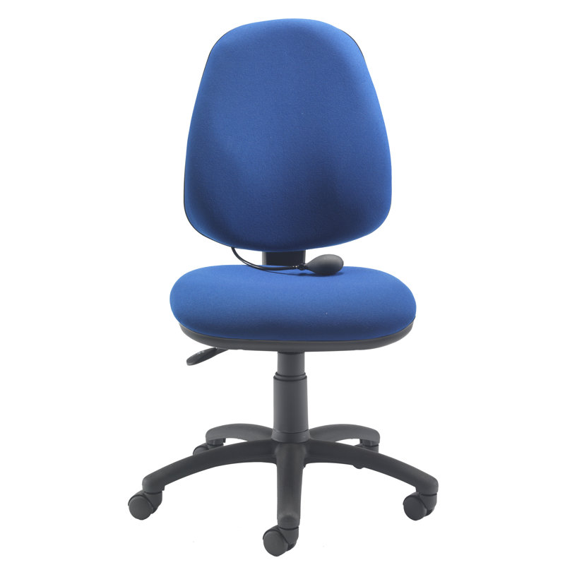 Polyester Blend Office Chair, Royal Blue