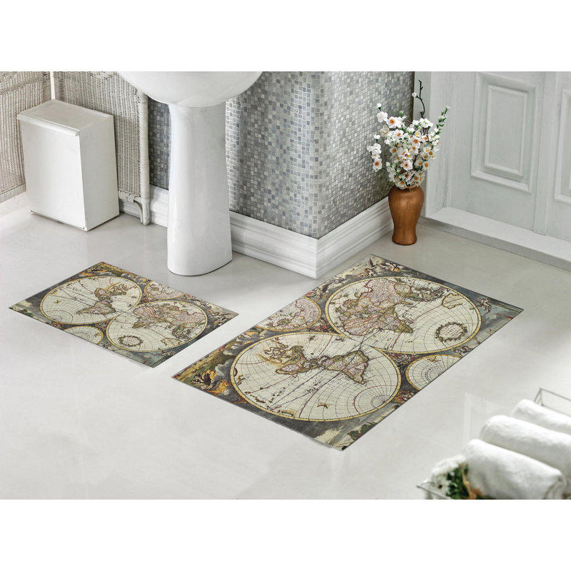 Ensemble de tapis de bain 2 pièces Dis
