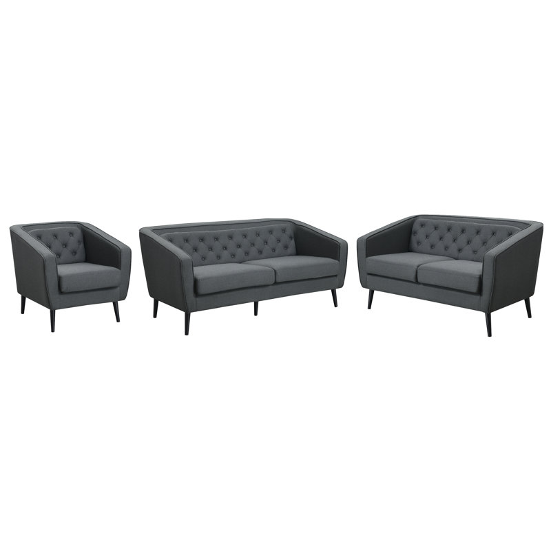 Ensemble de canapés 3 pièces Mid-Century