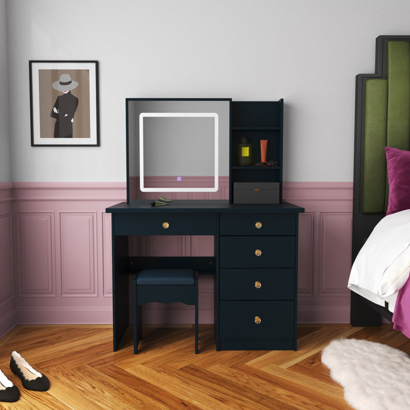 Emilee Vanity, Black