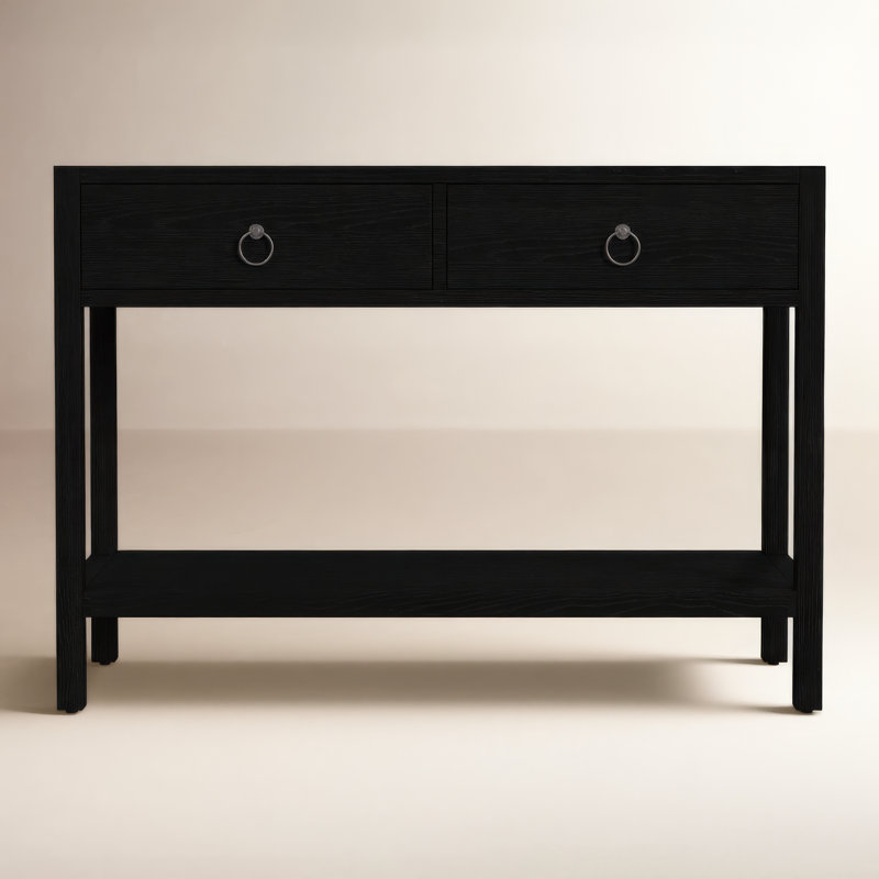 Elin 44" Console Table, Black