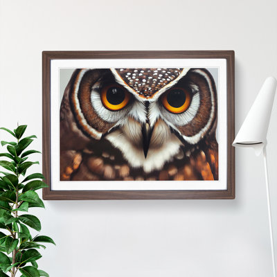 XH1022-9434X Unimaginable Owl - Single Picture Frame Print