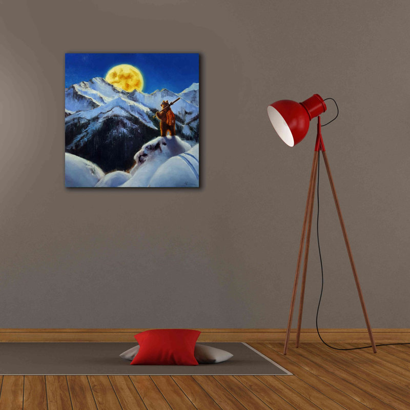 «Night Patrol 2» par Lucia Heffernan, art mural sur toile, H 26 po x l 26 po x P 1,5 po