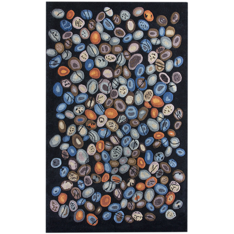 Grussing Geometric Rug, 5' x 8'