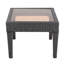 Table d'appoint d'extérieur en osier, table d'appoint-1227735886