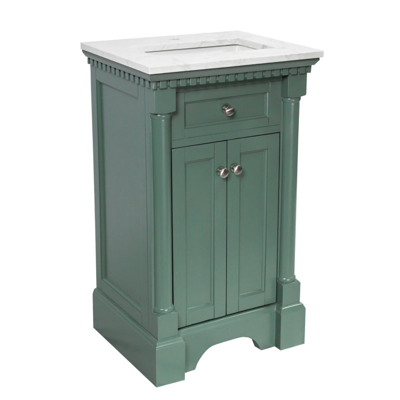 Meuble-lavabo 20 po Fossen, Vert