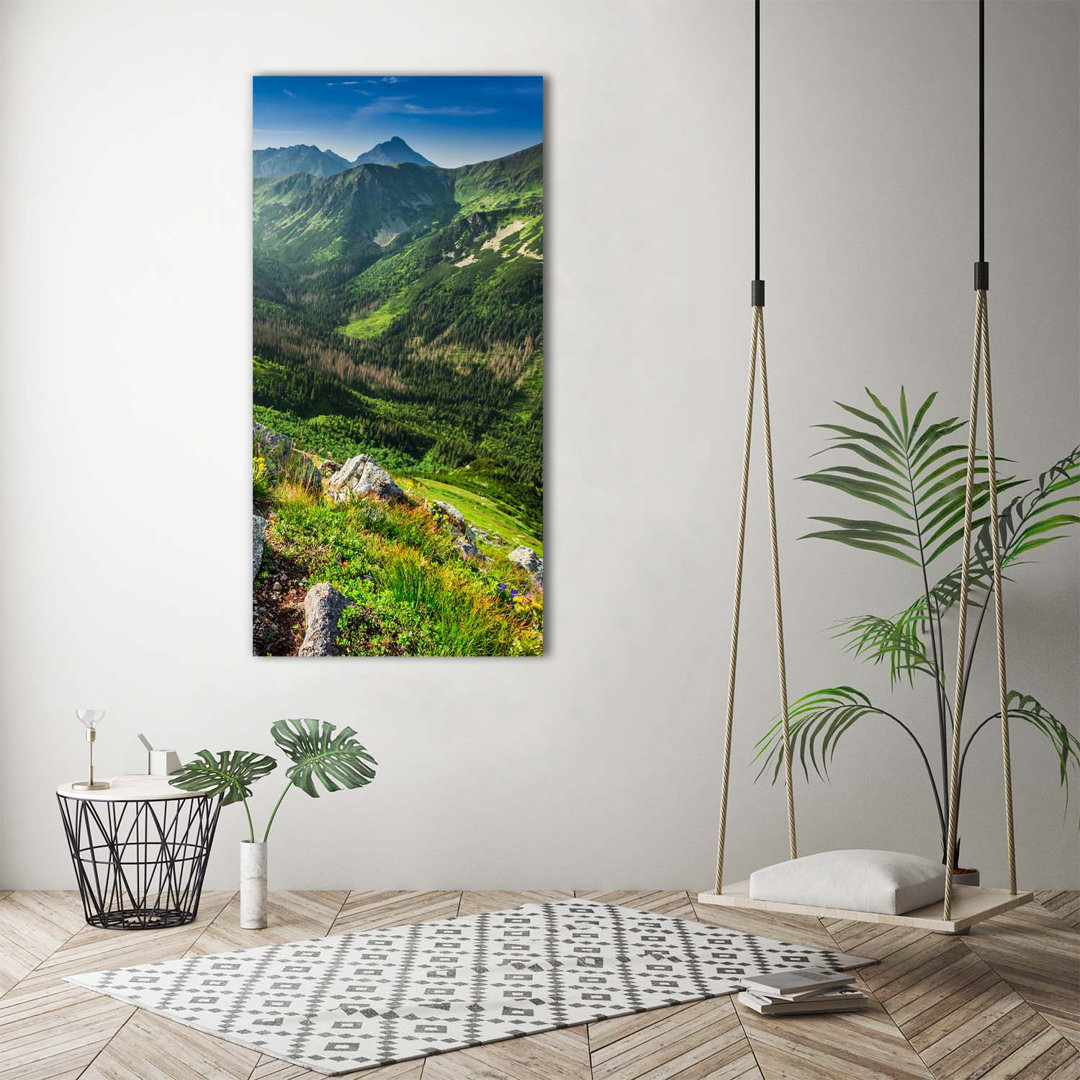 Berge im Sommer - Kunstdrucke auf Leinwand - Wrapped Canvas