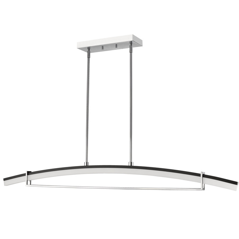 Luminaire suspendu géométrique à del unique/à 1 lumière Manfredi