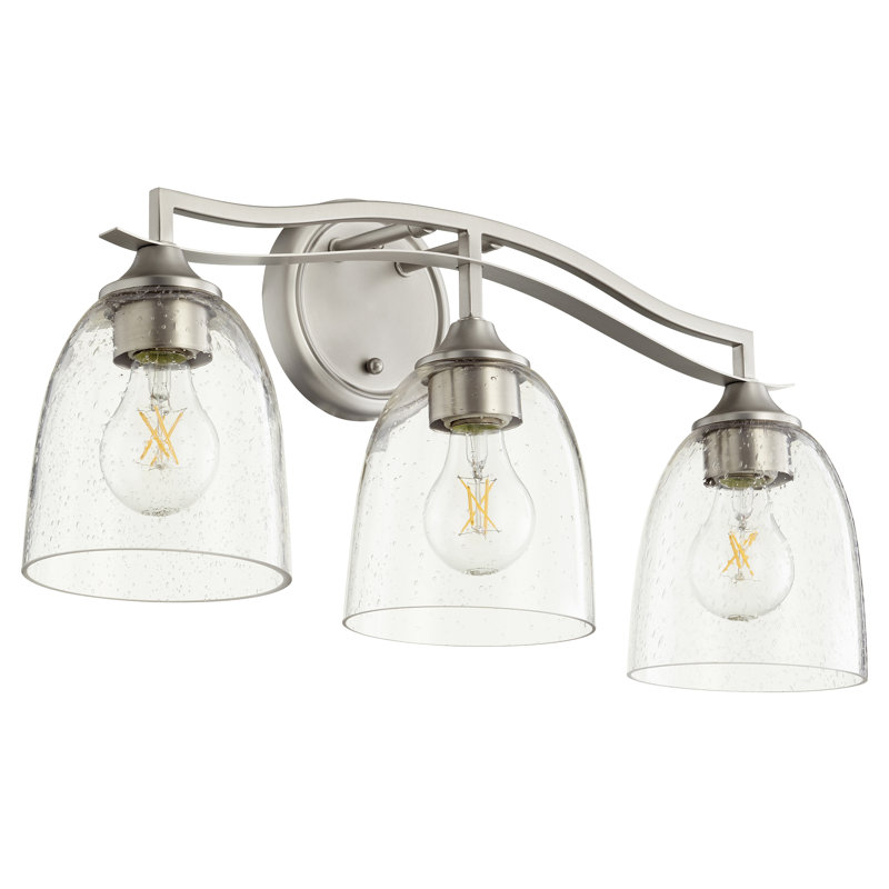 éclairage pour meuble-lavabo variable 3 lumières à intensité  Culver, Nickel satiné